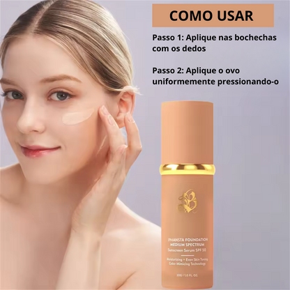 Base Chameleon Foundation 4 em 1 - Adapta Ao Seu Tom De Pele