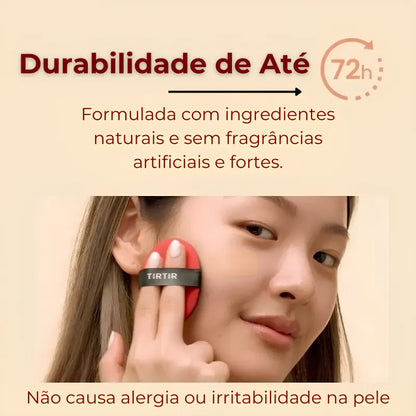 Base Cushion Red Glow Coreana – Pele Impecável em Segundos