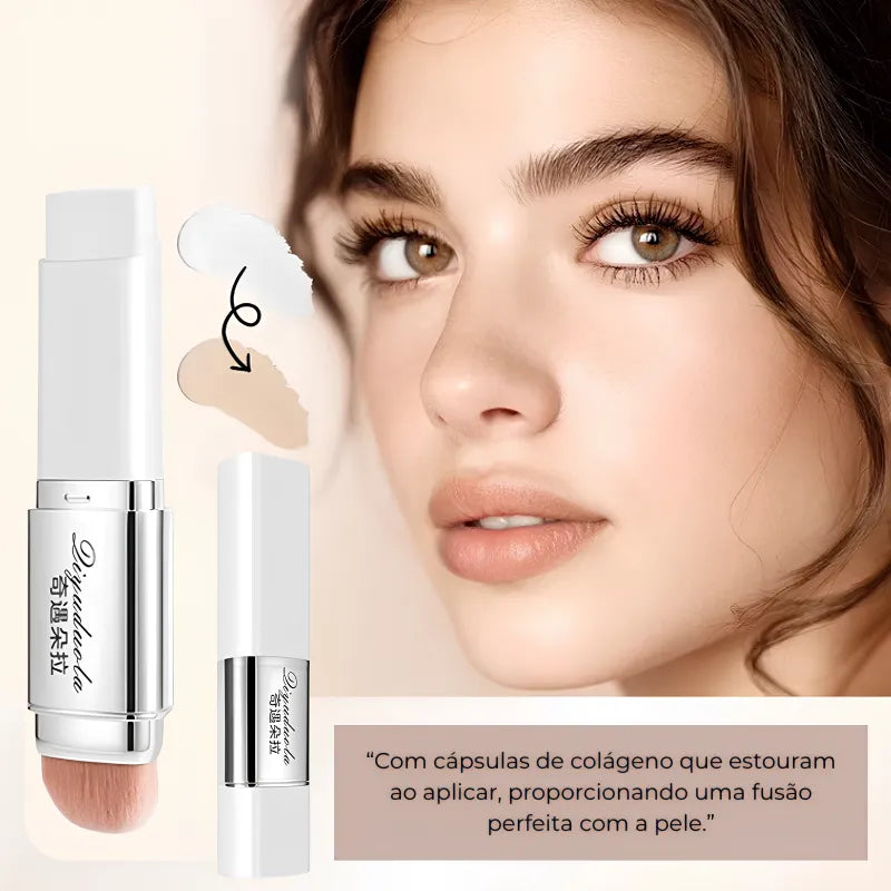 Base SmartTone Asiática 2 em 1 – Cor que se Adapta ao Seu Tom de Pele