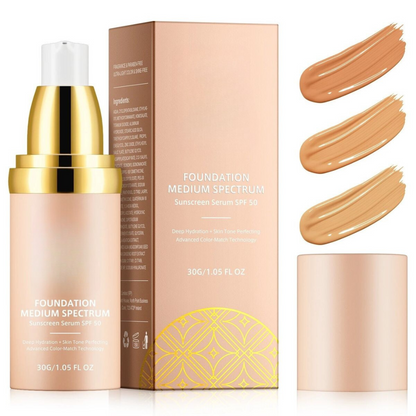 Base Chameleon Foundation 4 em 1 - Adapta Ao Seu Tom De Pele