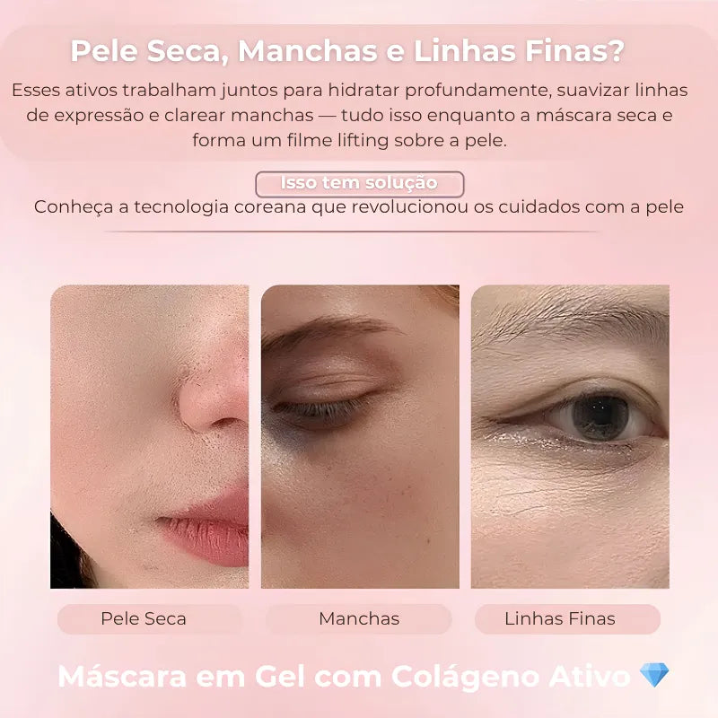 Máscara Coreana Peel-Off de Colágeno K.Beauty 2025