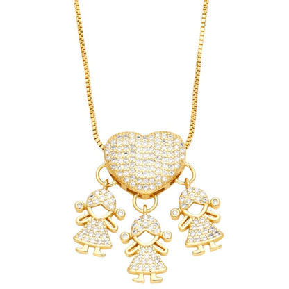 Colar Amor de Mãe em banho de ouro 18k